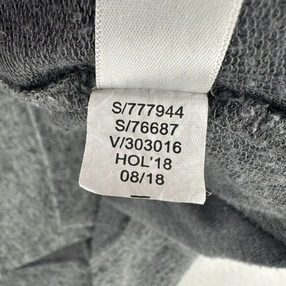 Athleta Medium Pranayama Wrap Cardigan Gray Heather Open Front Thumbhole Pockets - Picture 8 of 9